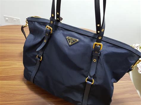 prada blue nylon shoulder bag|Prada crossbody nylon bag.